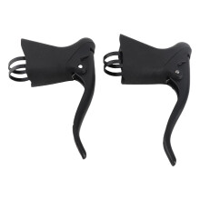 Road Mountain Bike agat brake levers, 1 pair aluminum alloy brake levers for road bike (Black)