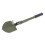 Compact folding shovel for gardening and planting outdoors, small with compass 1