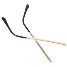 1 pair of replacement temple arms, universal glasses arms for eyeglasses, rose gold, precise craftsmanship, comfortable and stable for repairs.