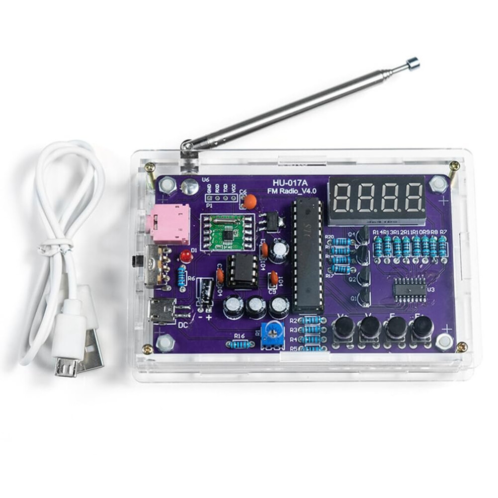 Radio Kit, Fm Board Making, Microcontroller, Diy, Electronics Production, Soldering Exercises, Loose Accessories Ref: 8672 9426802050745