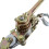 Winch, 1 Ton Hand Puller with Wire Handle, Japanese Style Ratchet Cable Puller Ref: 9208 3