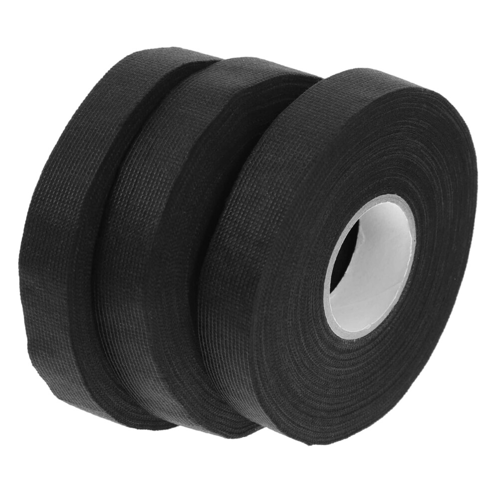 3Rolls Wiring Harness Tape Temperature Resistant Selfadhesive Tape For Automobiles Abrasionresistant Corrosionresistant For Electrical Wiring 9412369576491