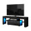 TV Unit 130cm Floe - Black with Gloss Doors 4