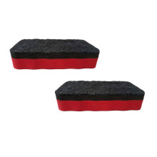Magnetic Whiteboard Eraser (Pack of 2) Red