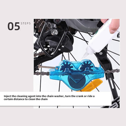 Bicycle chain cleaner, brushes, bicycles, washing tool for every cyclist Ref: 8432 1