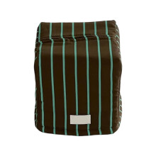 Compacte Tissue Box-groene strepen vierkante tissuedoos