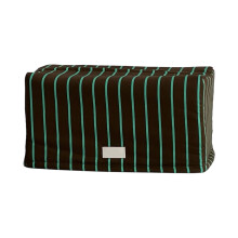 Durable Cotton Tissue Box-green stripes Rectangular tissue b