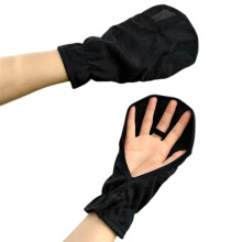 Sun Protection Hand Cover, Fingerless Sun Gloves UV Protective Hand Sleeves Cycling Sun Shield Riding Cover in Black Long Style
