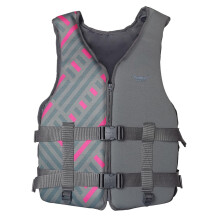 High Buoyancy Life Jacket, Modern Design, Kayak, Swim, Multifunctional, Adjustable Grey one size