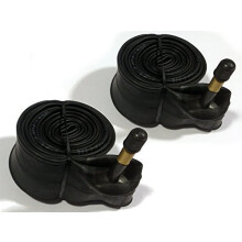 2 x Long Valve Bicycle Inner Tubes 700 x 35/43 C or 28 x 1½ with 48 mm Schrader Valve 700c