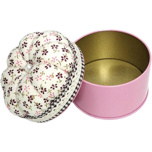 Floral Fabric Pin Cushion Craft Style 1 2