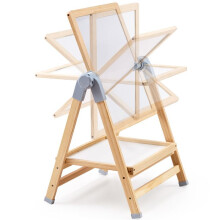 Caballete de arte - DUOKU - AC7812A - Madera de abeto - Tablero blanco y negro - 2 en 1 para niños