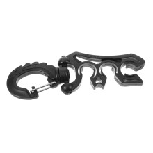 Mask Tube Holder Snorkel Tube Holder for Diving Equipment Snorkel Clip Quick Release Diving Clip Black