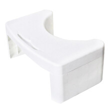 37 x 22 x 15 cm Toilet Stool Children's Step Stool, NonSlip Bathroom Potty Step Stool, Toilet Stool, Adult Toilet Stool, Adult Toilet Stool White