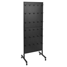 Presentatiewand Gatenpanelen-Duoku-60 x 167 cm-Gatenpaneel van Dikke Koudgewalste Staal voor Kruidenier