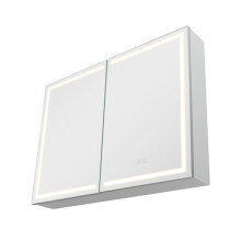 Wandkast Badkamer - DUOKU - 60x80 cm - HD Spiegel - 3 Kleuren LED Verlichting - Geheugenfunctie