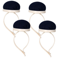 4 Pieces Reusable Wrist Pincushion Compact Sewing Tool with Elastic Band Design for Fabric Scraps and Sewing Accessories Practical