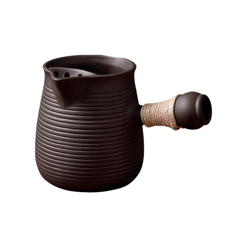 350ml Ceramic Teapot Side Handle Teas Maker Kettle for Family
