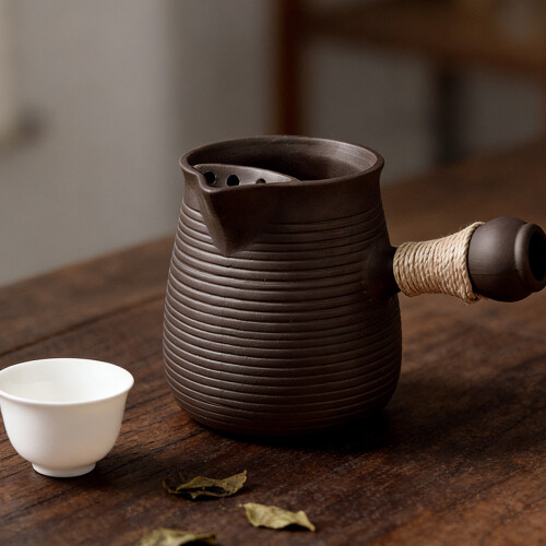 350ml Ceramic Teapot Side Handle Teas Maker Kettle for Family 1