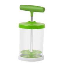 Manual Milk Frother Hand Pump for Milk Foam for Cappuccino, Latte, and Hot Drinks, Compact and at Home and On the Go