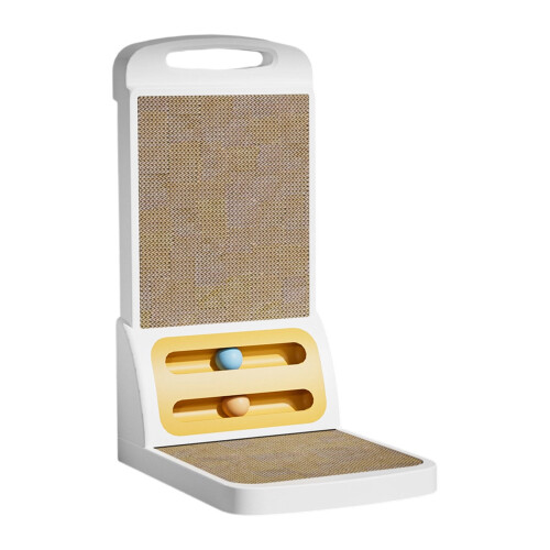 Planche à gratter pour chats, pièces remplaçables, en-Jaune
