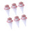 Boule attrape-poils pour animaux de compagnie, 6 pièces,-Rose 1