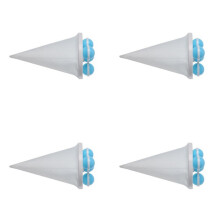 Boule de filtre à linge flottante, dissolvant de peluches,-Bleu