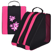 Ice Skating Tote Bag Ice Skate Tote Bag with Handle Breathable Mesh Includes Organizer Bag with Shoulder Strap for Ice Rinks Garage
