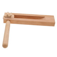 Handmade Wooden Ratchet Noise Maker for Christmas, Year and Birthday Parties