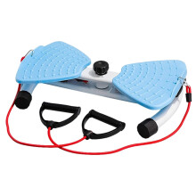 Core Exercise Twist Board, Silent Resistance Band Trainer, Full Body Ab Shaping Tool, Blue