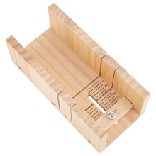 Wooden Soap Cutting Box, Adjustable Wooden Soap Cutting Tool for Making Handmade Soap Candles, 1 Piece, 25 x 11.5 x 8.5 cm