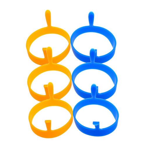 Silicone Egg Cooking Rings for Omelette Fried Egg Moulds