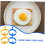 Silicone Egg Cooking Rings for Omelette Fried Egg Moulds 2