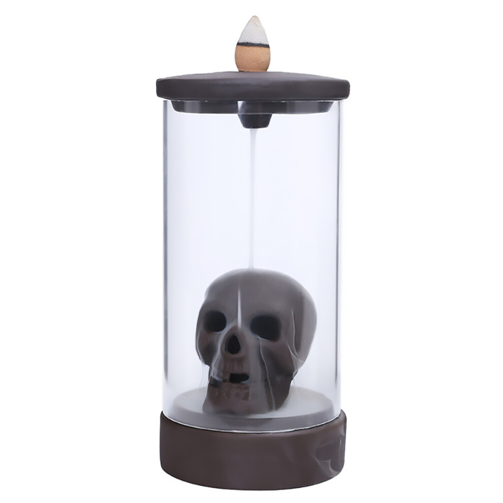 Unique Claw Designed LED Ceramic Backflow Incense Burner, Aromatherapy Decor Multi-Color Glowing Ball For Sauna Tea Room, Windproof Cover Enhances Smo-image-OPC-PNWS292-NEW