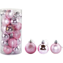 Festive Shatterproof Christmas Ornaments, 3 Special Finishes Shiny Matte Glitter Orange Hanging Decorations, Ideal For Families With Kids Pets, 24 Pie