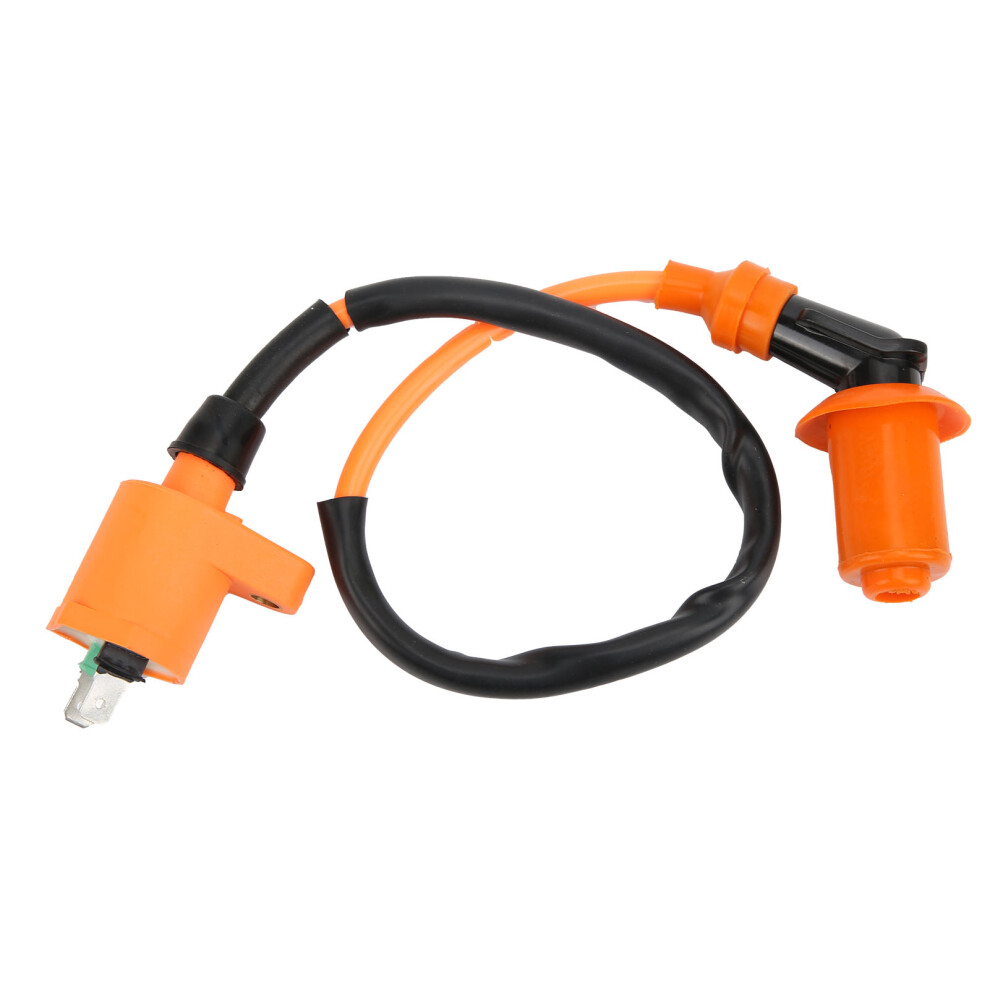 Racing Ignition Coil For 4 Stroke Engine Improved Combustion Stronger Spark Compatible With Gy6 Engines Durable Design Plug And Play Easy Installation 9139052971172