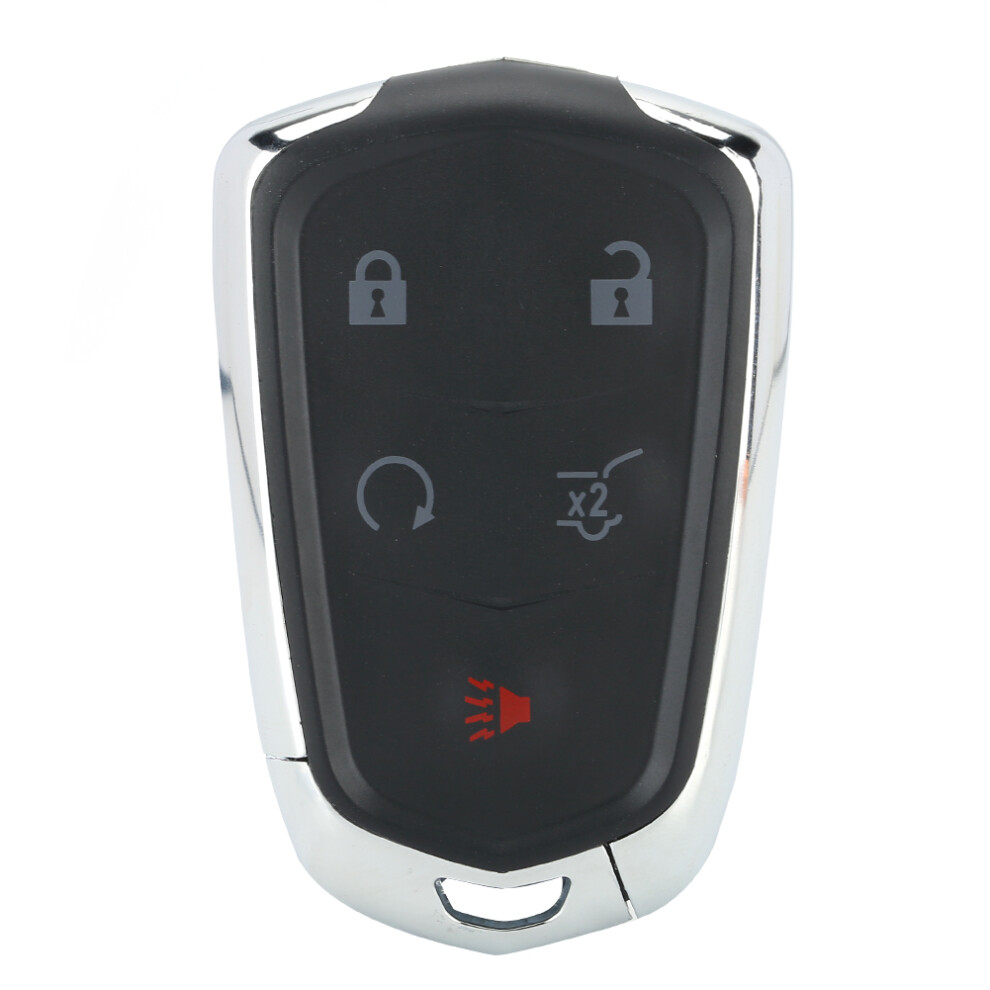 Key Fob Shell & Key Blade Only, No Programming Required 4 Cadillac Ats Cts Xt5 Srx Xts 2014-2023 5-Button Keyless Entry Remote Cover 9139052892767
