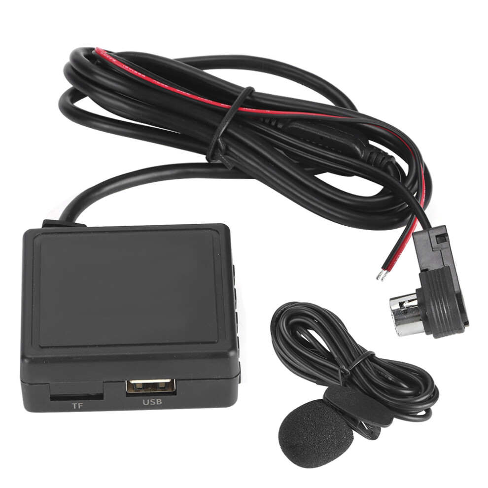 Car Bluetooth Audio Receiver Module, Aux Cable Adapter W/ Bluetooth 5.0 & Handsfree Microphone, Designed 4 Alpine Ai-Net Port, Enables Wireless Audio 9139052893030