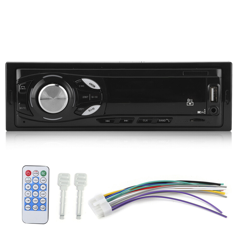 Bluetooth Hands Free Calling Car Stereo Single Din Digital Lcd Display Music Streaming Push To Talk Assistant Built In Mic Am Fm Radio Usb Playback 9139052892668