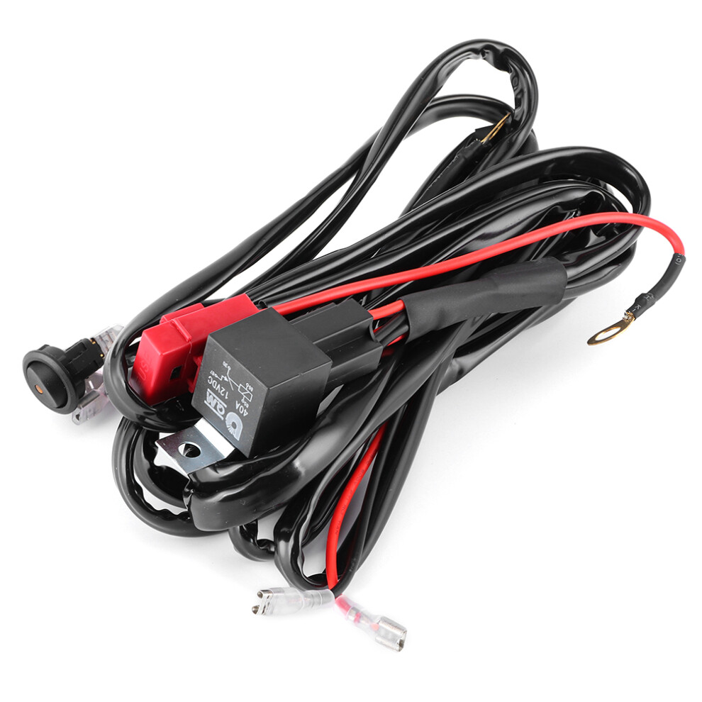 Power Relay Wiring Harness Kit 4 Led Bar, Blade Fuse W/ Circuit Protection & Easy Installation, Universal Fit Design 4 Off Road S Light 9139052892835