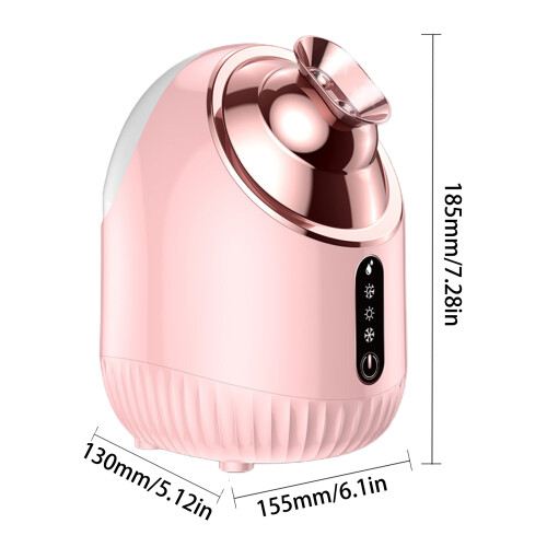 Facial Steamer NanoIonic Hot Mist Face Steamer-White US Plug 2