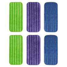 6x Replacement Mop Head Parts Washable Refill Flat Mop Cloth-D