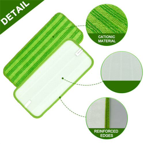 6x Replacement Mop Head Parts Washable Refill Flat Mop Cloth-D 1
