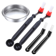 Coffee Machine Cleaning Brush with Spoon for Espresso Machine