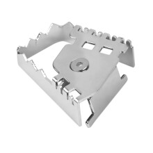 Extensión de palanca de freno de pie trasero, acero inoxidable, extensión de pedal de freno, excelente agarre, mejora la seguridad, antideslizante,