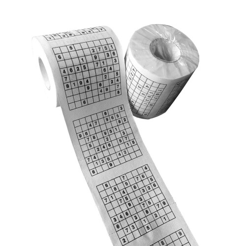 Μοναδικό χαρτί υγείας Sudoku, μη ερεθιστικό χαρτί υγείας από χαρτοπολτό ξύλου για 2
