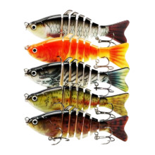 Fishing lures, trout lures fishing lures for walleye, trout, bass floating flakes with hard 3D multiartificial swimbait