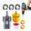 PVC Threading Tool, PVC Pipe Threading Set, Manual  Tool for Electric Drills with 3 Dies, Drill Pipe Threader, Pipe Thread Tap Set for Repairs 1