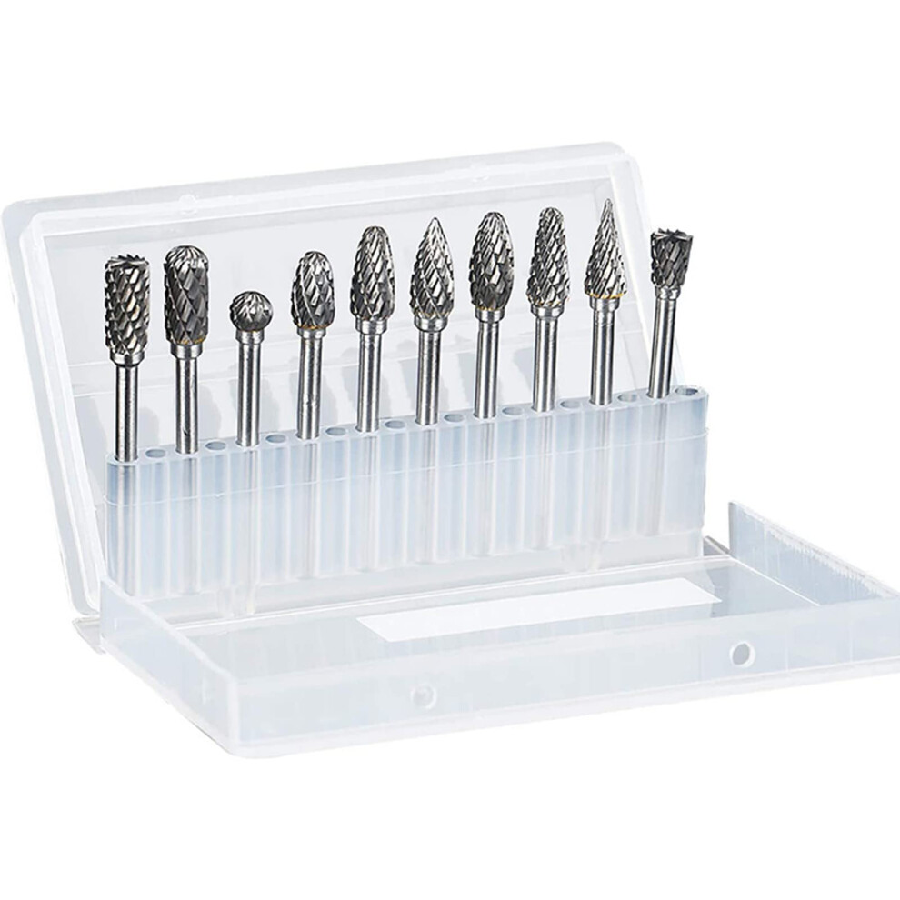 Professional 10Piece Rotating Grinding Head Deburring Tool For Wood And Metal Carving Cutters 9365049553469