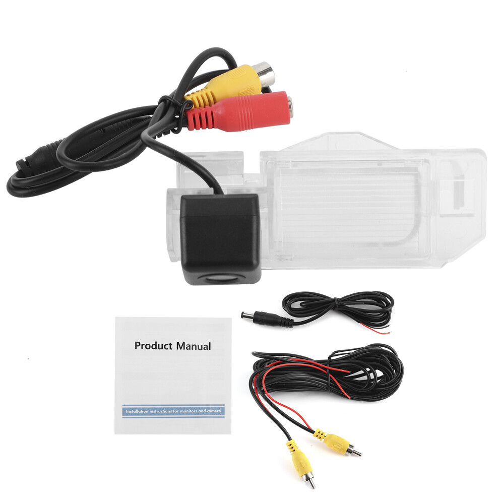 Car Rear View Camera W/ Adjustable Angle & Shockproof Structure High Definition 170 Degree Field Of View Plug Directly Durable Material Reversing 9139052893733